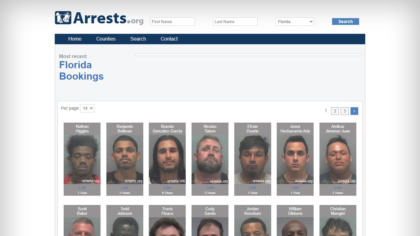 Florida Arrests and Inmate Search